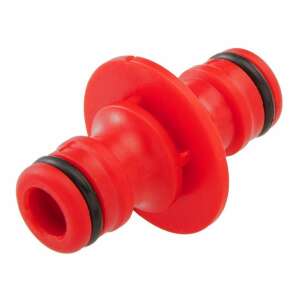 Adaptor racord rapid VERTO, conector furtun plastic roșu - Verto
