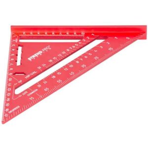 Strend Pro Aluminum Square, 180 mm 125163666 - DIY ruler