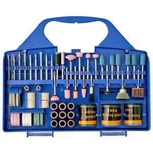 Strend Pro 116 piece rotary tool accessory set, includes sanding bands, grinding wheels, drill bits, and more - Strend Pro