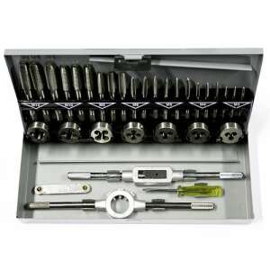 Tap and Die Set, 33 pieces, M3-M12 101490070 - Strend Pro