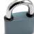 Blossom 50mm padlock, close-up, grey, weatherproof