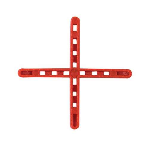 Red tile spacers, 3mm, BEOROL