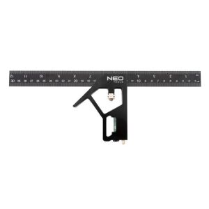 NEO Multifunctional Aluminum Try Square, 30 cm 125164085 - DIY ruler