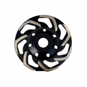 Diamantový kotúč na brúsenie, betón, suché brúsenie, segment "S", 125 mm/22.23 mm, Richmann Exclusive