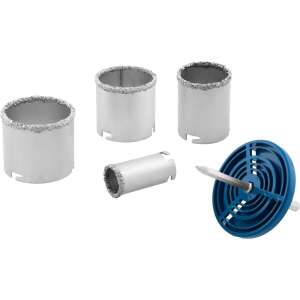 Richmann diamond hole saw set, 4 pieces, 33-73 mm - Hole saw & circular cutter