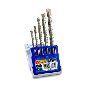 Richmann C395 5 piece concrete drill bit set, 4-10mm, HSS, with plastic case - Drill bit