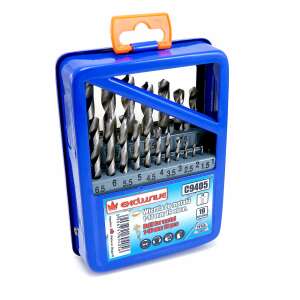 Richmann HSS metal drill bit set, 19 pieces, 1-10 mm, in a blue metal case - Drill bit