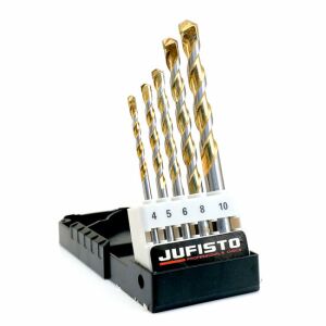 Jufisto 5-Piece Multi-Material Drill Bit Set, 4-10 mm 125164766 - Drill bit