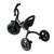 Black tricycle for toddlers, I Lovely brand, 3 wheel bike, kids trike, rear view