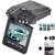 LingTong HD car dash camera with automatic start and continuous recording, includes accessories