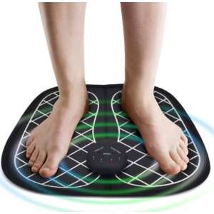 Saltea de masaj pentru picioare cu stimulare electrică pentru o mai bună circulație a sângelui, ameliorează oboseala picioarelor, 2 moduri, 15 niveluri de intensitate - Aparate masaj pentru picioare