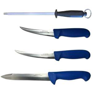 Professional butcher knife set, 3 knives and a sharpening steel, Germany stainless steel - Kitchen Knife