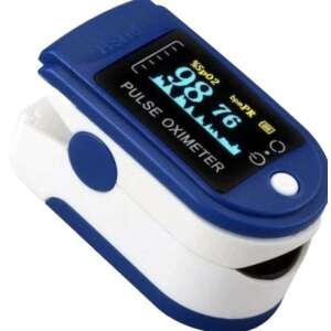 RedLine FS20C Pulse Oximeter, blue and white, measures blood oxygen saturation and pulse rate - Pulse oximeter
