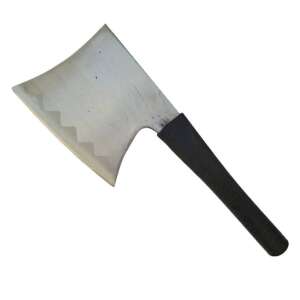 Butcher axe with black rubber handle, 1100g - Kitchen Knife