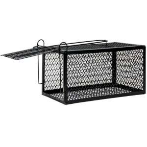 Metal rodent trap, 29x14cm, live catch trap for rats and mice - Live Animal Trap
