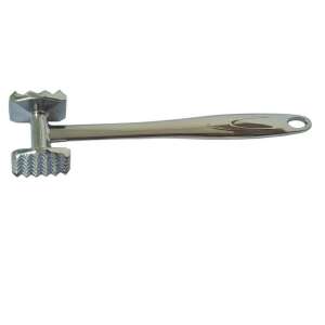 Stainless steel meat tenderizer with two types of teeth, 280 grams - Meat tenderizer