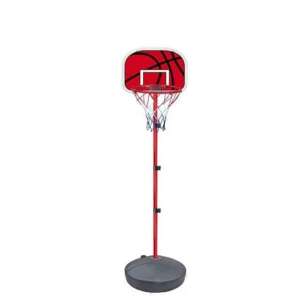 Red adjustable height basketball hoop stand with net, for kids - Basketball, Hoop, and Equipment