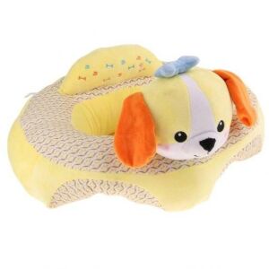 BebeMag Plush Baby Sitting Support - Yellow Dog Armchair - Furniture