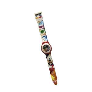 Mickey Mouse digital watch with colorful Mickey Mouse design on the strap - Kids' Watch