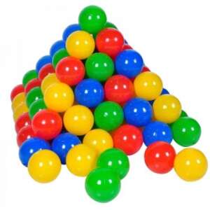101 colorful plastic balls, 6.5 cm diameter, for kids play - Plastic Ball Set