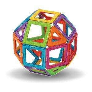 Magnetic construction blocks set, 58 pieces, build a sphere, STEM toy, educational toy, kids toy - Magnetic building game