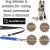 Ultrasonic Dog Whistle for Deterrent, for Easy Removal or Chasing Aggressive Dogs, Anti-Barking, Blue 131532989