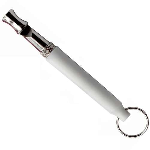 StartONTeam dog training whistle, white, adjustable frequency, for all dog breeds