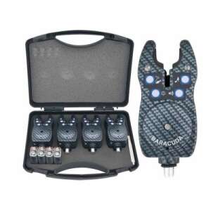 Baracuda TLI010 fishing bite alarm set of 4 with carrying case - Bite Alarm