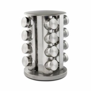 12-dielny sklenený držiak na korenie