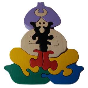 Holzpuzzle eines Mannes mit Turban, Pasa Puzzle - Puzzle