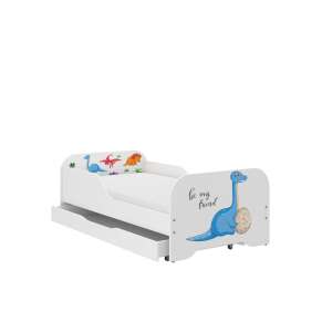 MIKI gyerekágy 160x80cm  ajándék matraccal, ágyneműtartó nélkül - dino friend