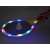 Colorful badminton racket with LED lights, perfect for playing at night