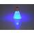 LED shuttlecock with rainbow colored head