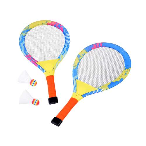 2 buc paletă de badminton cu cadru lucios, 2 buc fluture curcubeu, SP0779