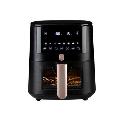 Teplovzdušná fritéza, veľká kapacita 8 l Airfryer Black Rose Berlinger Haus BH 9604