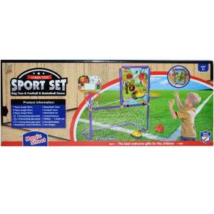 Set sport 3 în 1 Cheer Toys cu coș de baschet, poartă de fotbal și joc de țintă - Porti de fotbal și handbal