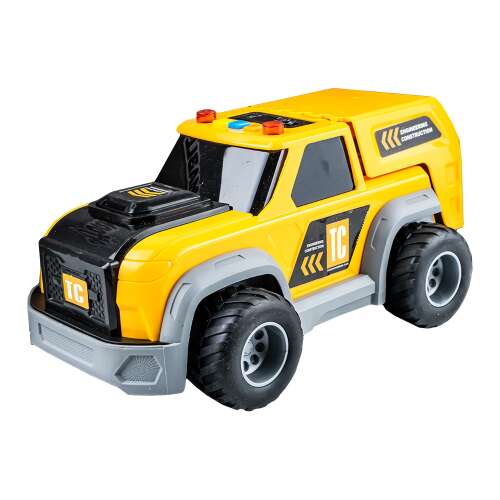Daemi Átalakítható Építőipari Autós Játék - Hanghatásos - 21x12x10 cm