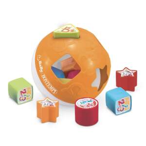 Bontempi Baby Shapes Ball, a colorful educational toy for babies, featuring a ball with shape-sorting holes and 7 colorful blocks - Bontempi