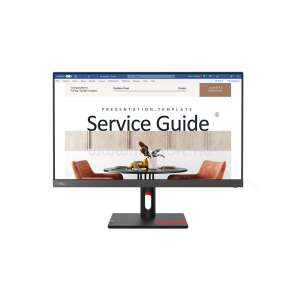 Lenovo ThinkVision S24i-30 23,8 Zoll FHD IPS Monitor mit HDMI und VGA Anschlüssen - Lenovo