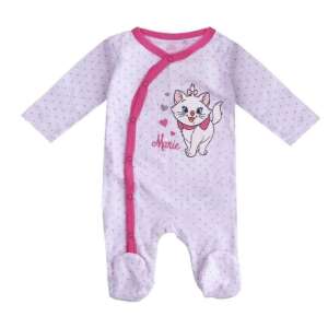 DISNEY Marie Katzen Baby Schlafanzug, rosa und weiß, mit langen Ärmeln und Füßen - Babys & Toddler