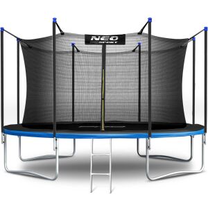 Vrtni trampolin 12ft/374cm s unutarnjom mrežom i ljestvama neo-sport
