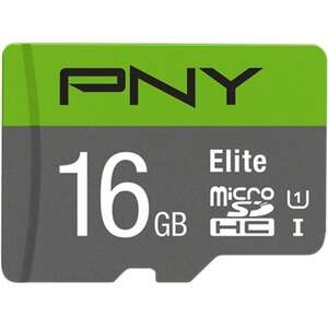 Card de memorie PNY Elite 16GB MicroSDHC - Articole foto, video și optică