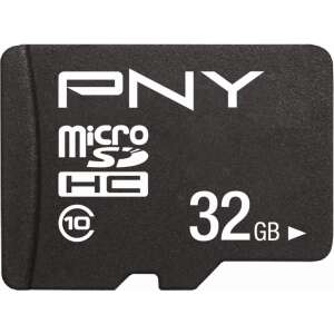 PNY PERFORMANCE PLUS 32GB MICRO SD Class 10 memóriakártya + SD adapter 57445406 