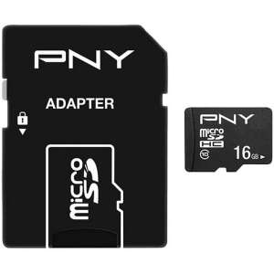PNY PERFORMANCE PLUS 16GB MICRO SD Class 10 memóriakártya + SD adapter 58456762 