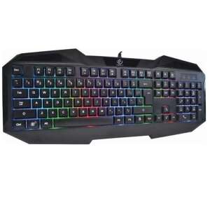 Rebeltec PATROL USB wired English gaming keyboard with RGB backlight - Rebeltec