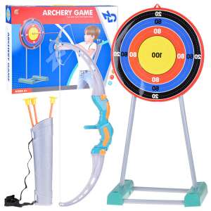 Archery set with target, bow, arrows, and quiver for kids - Toy Gun, Bullet