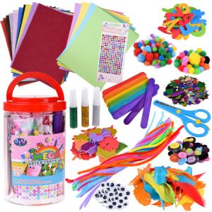 Mega Creative Box for Kids with Craft Supplies Collage - Ramiz