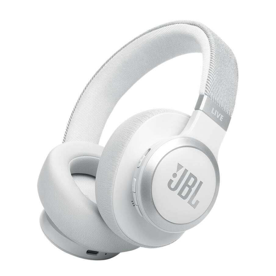 Jbl live 770 btnc bluetooth zajszűrős fejhallgató fehér (jbllive7...