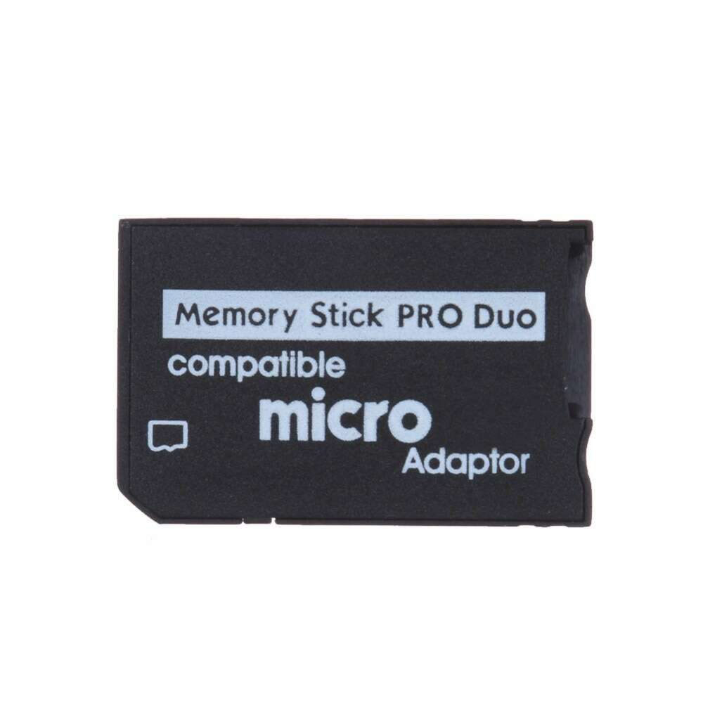 Memory Stick Pro Duo Micro SD memory card adapter for Playstation PSP, Sony camera