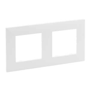 Legrand Niloé Step ramă albă pentru 2 module - Legrand Rame pentru întrerupătoare